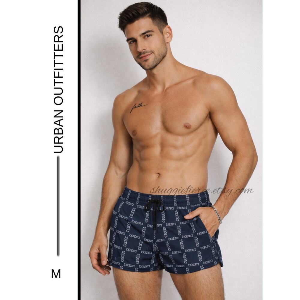 MSRP: $70 | ✨ Urban Outfitters Standard Cloth Silk-Feel Logo Shorts – Size M ✨
